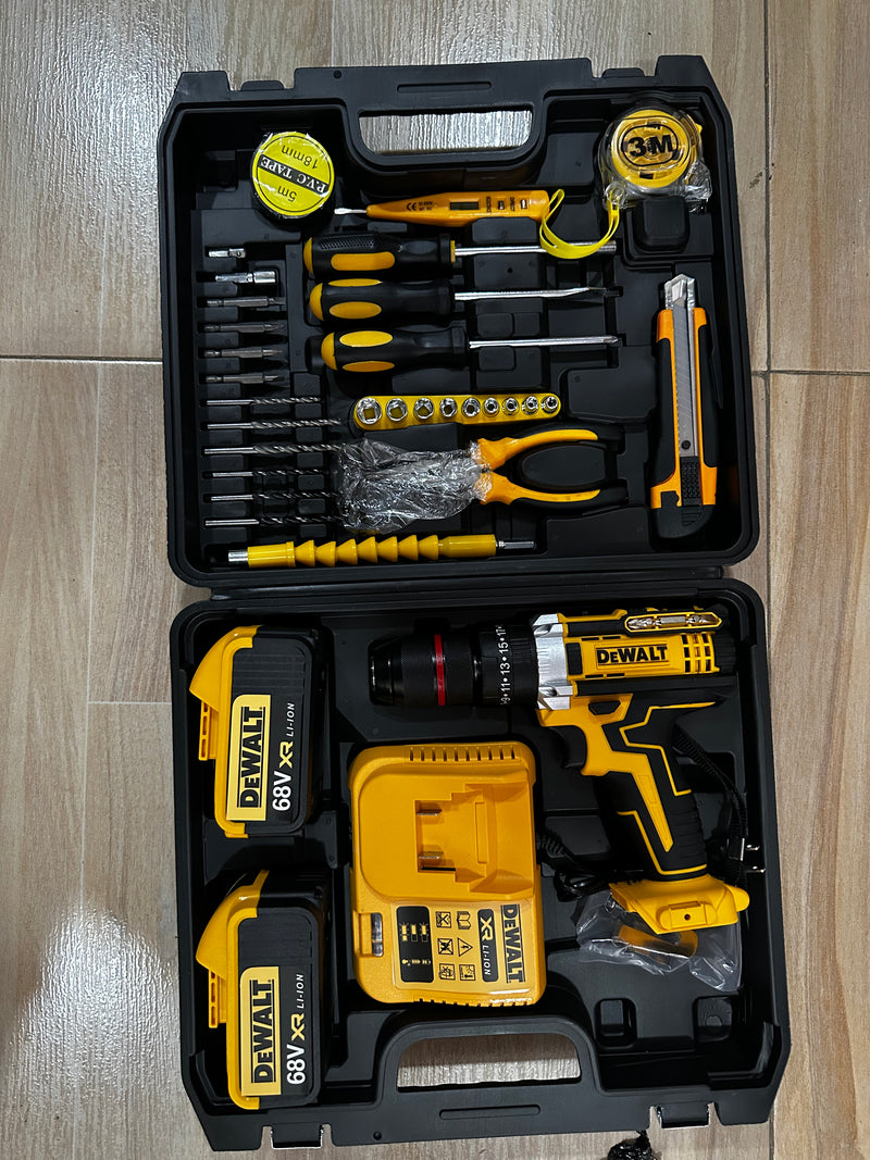 Taladro Dewalt 68v Con 34 Accesorios